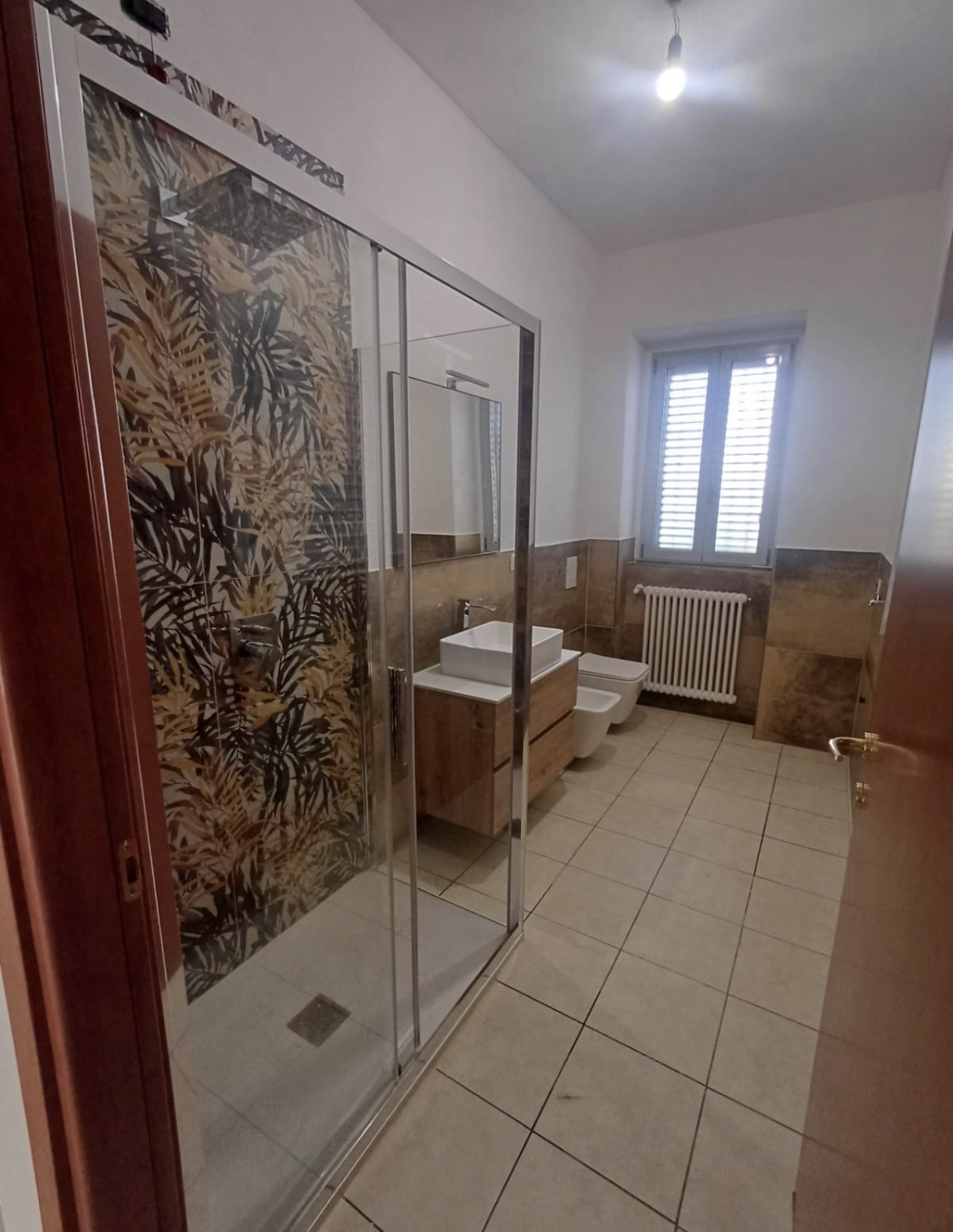 Bagno dopo la ristrutturazione completa a Robbiate