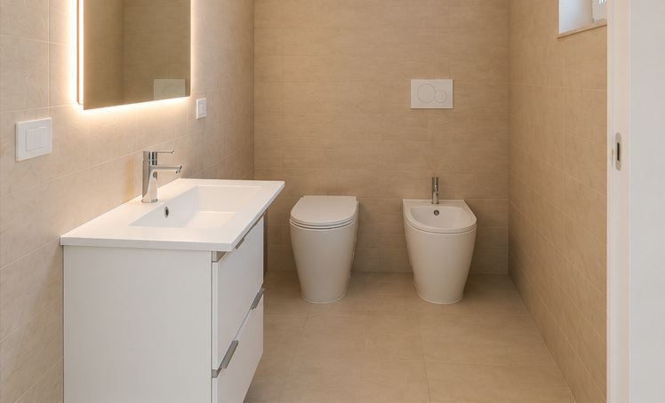 Sulbiate (MB) – DOPO – Bagno completato.